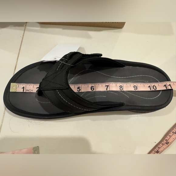 Men’s Clark’s Wesley Sun Black size 11 adjustable Velcro - Picture 8 of 8